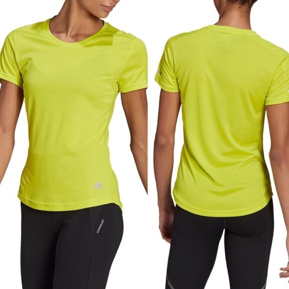 Adidas Women’s Run It Short Sleeve T-Shirt Size Small - Picture 1 of 9